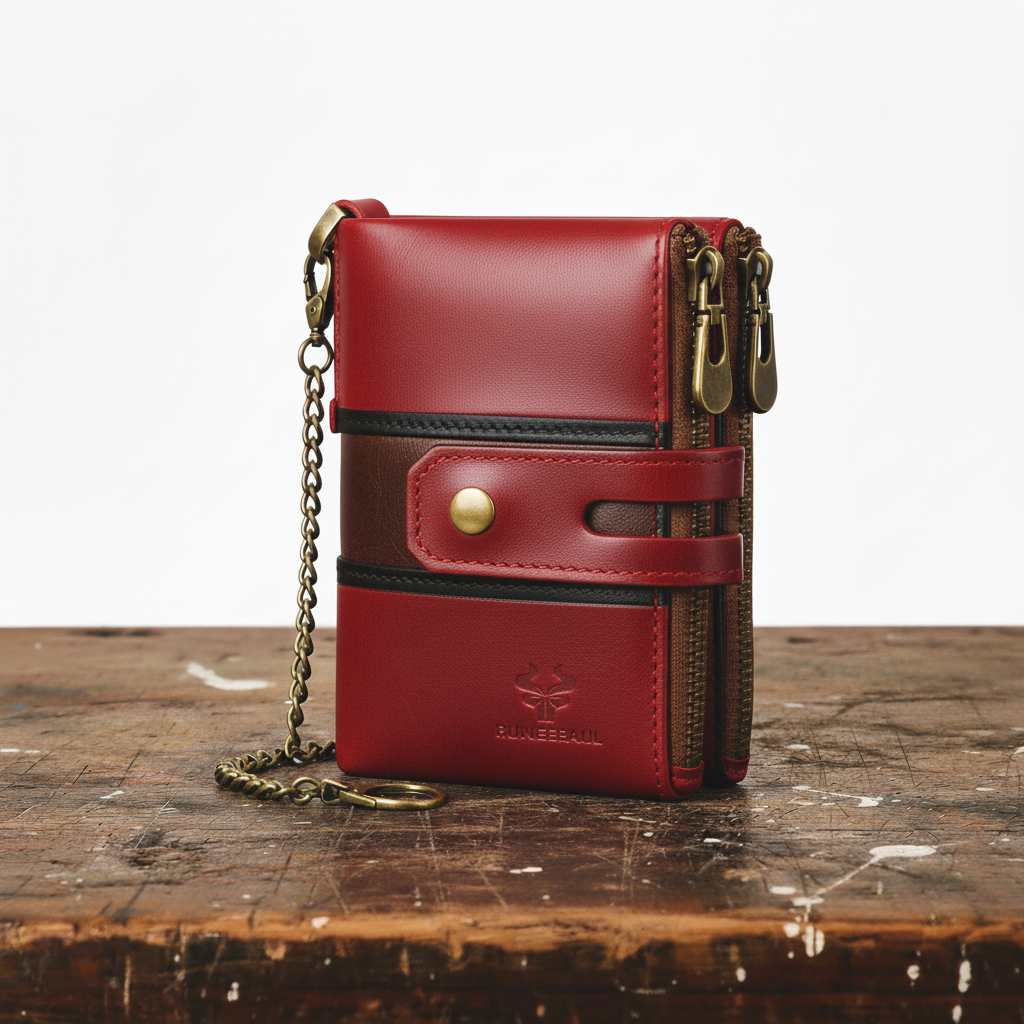 Carteira de couro Roque