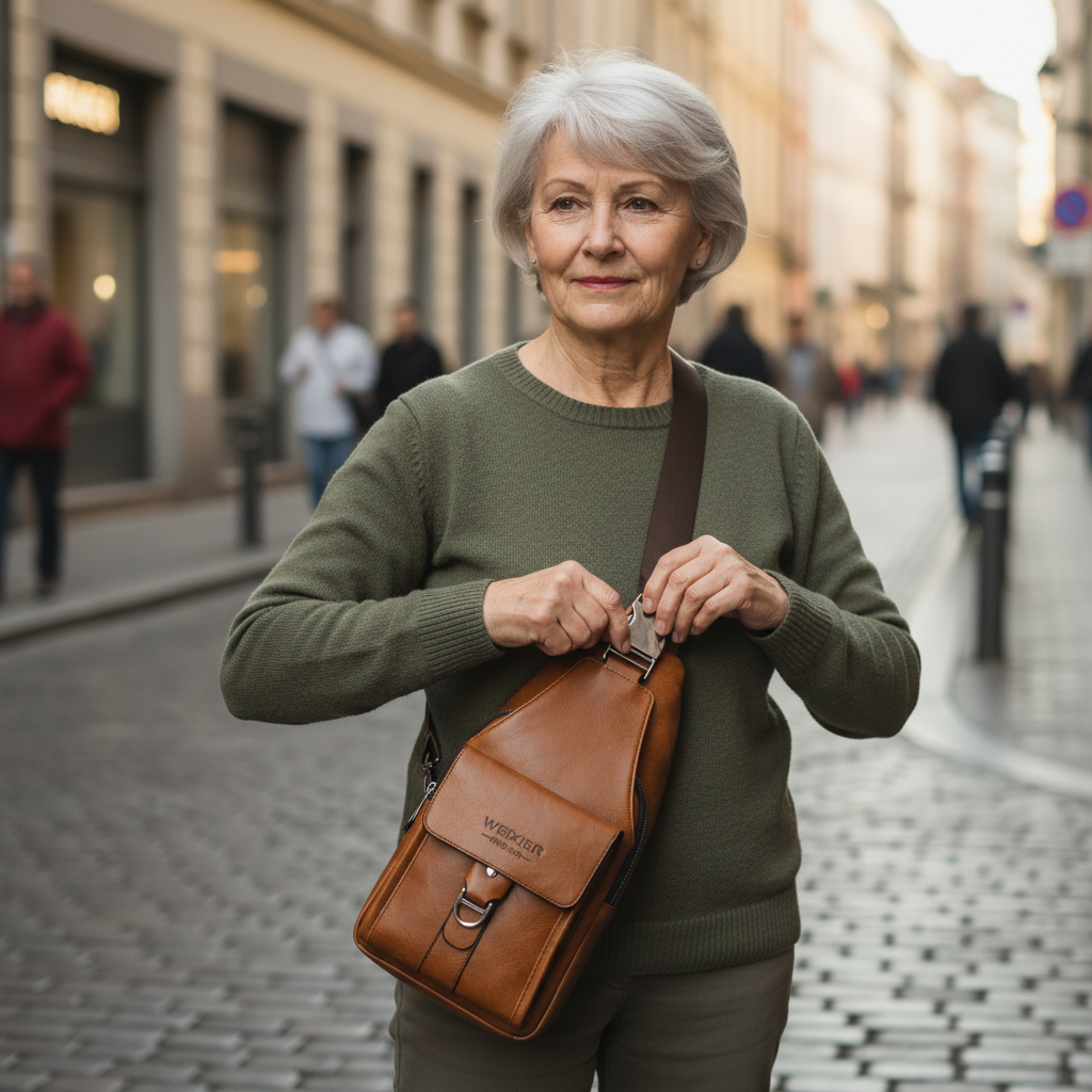 Silas Bolso Peitoral Vintage