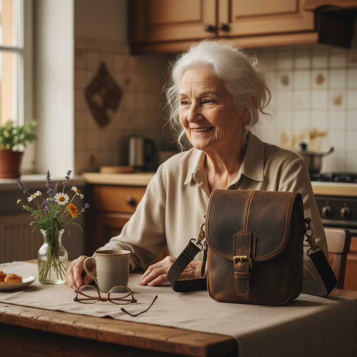 Nolan Bolsa de Ombro em Couro