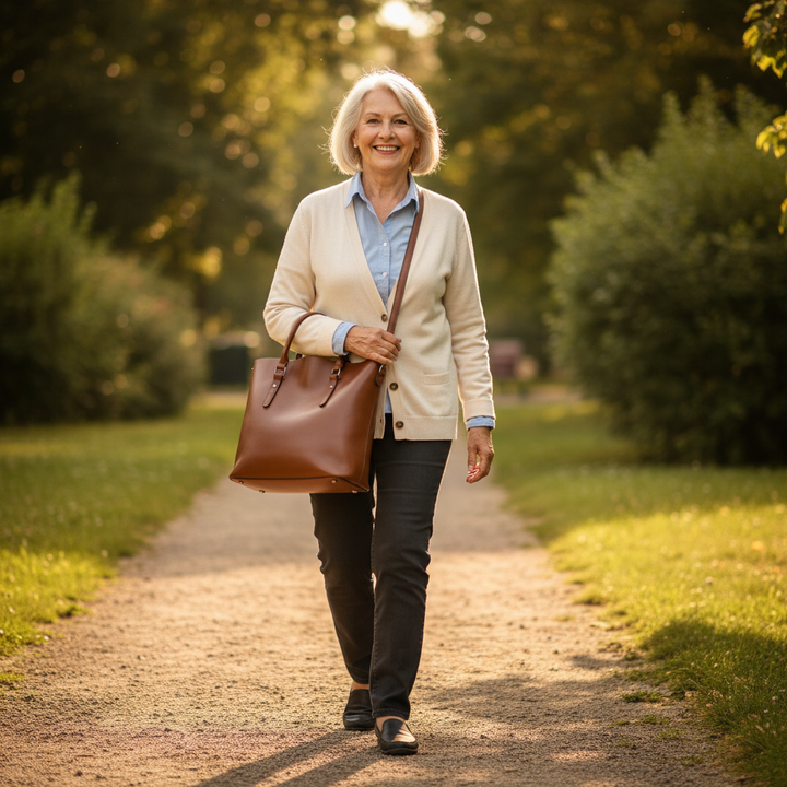Bolsa de ombro vintage da Elizabeth