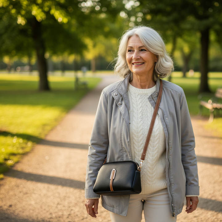 Mila Bolsa de Ombro em Couro