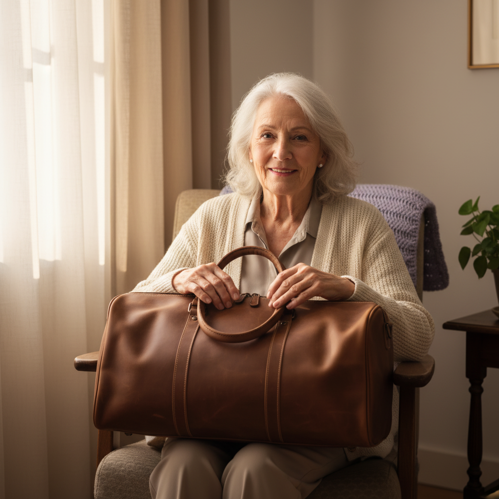 Callahan Bolsa de viagem em couro