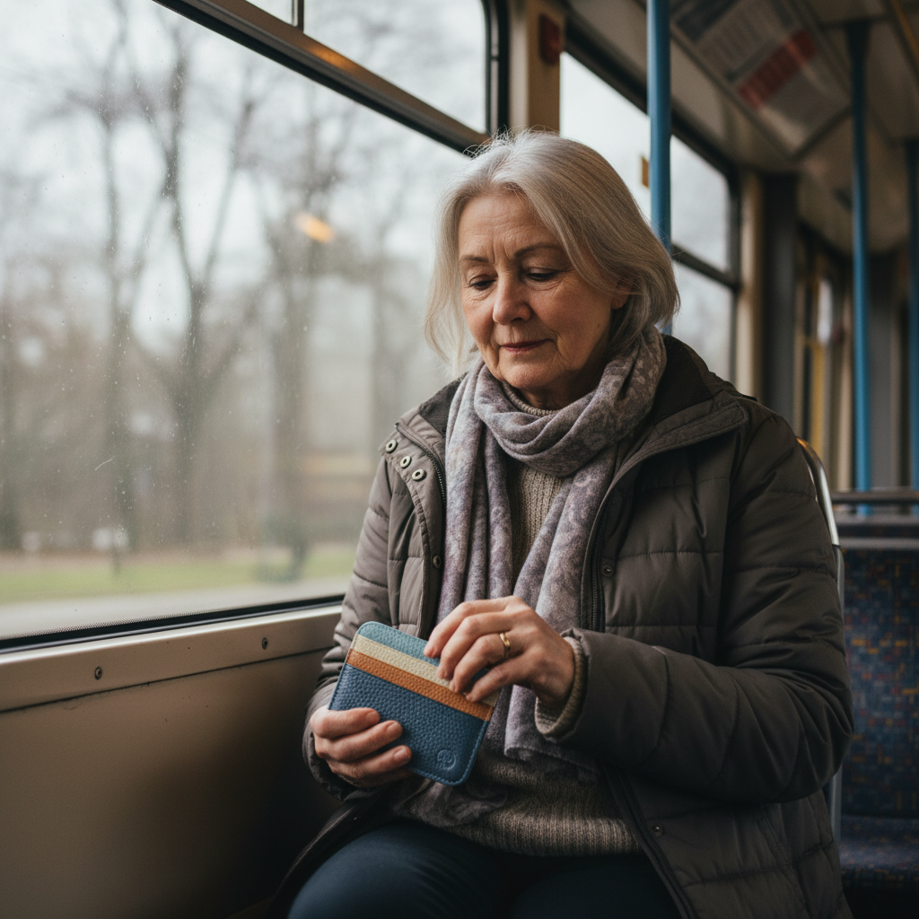 Carteira de couro Louis