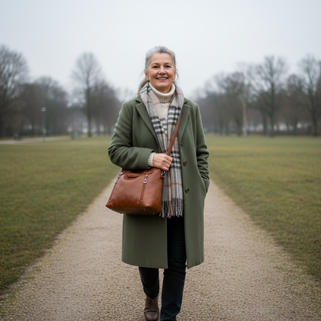 Bolsa de ombro retrô Emma