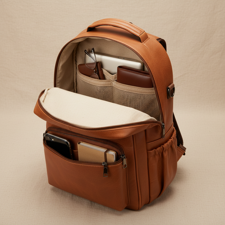 Theo Mochila de couro