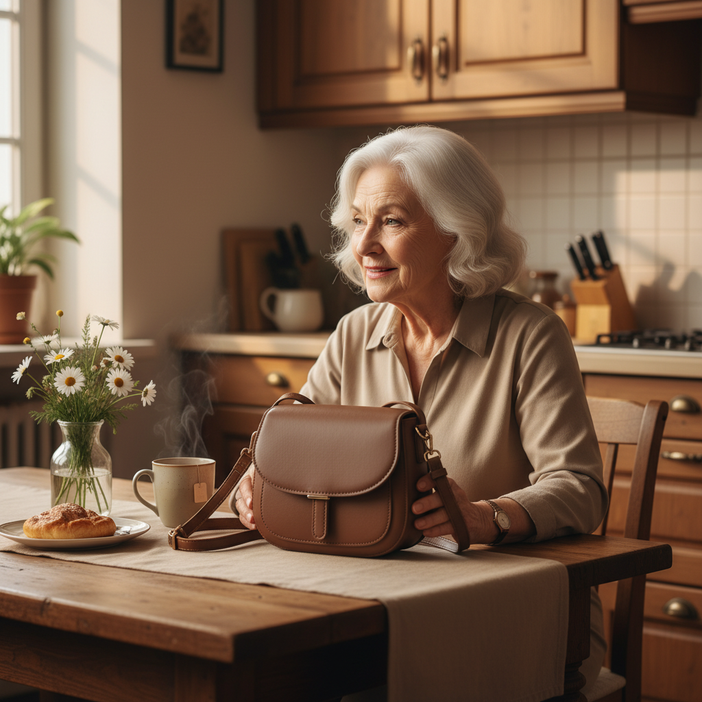 Bolsa lateral retrô Amalia