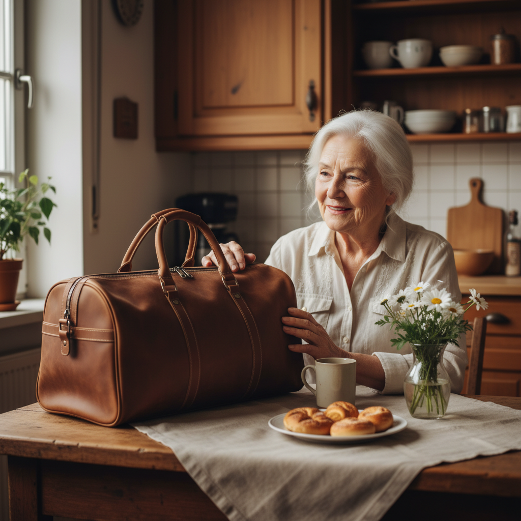 Callahan Bolsa de viagem em couro