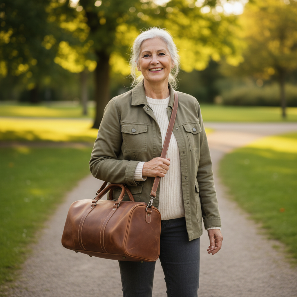Callahan Bolsa de viagem em couro