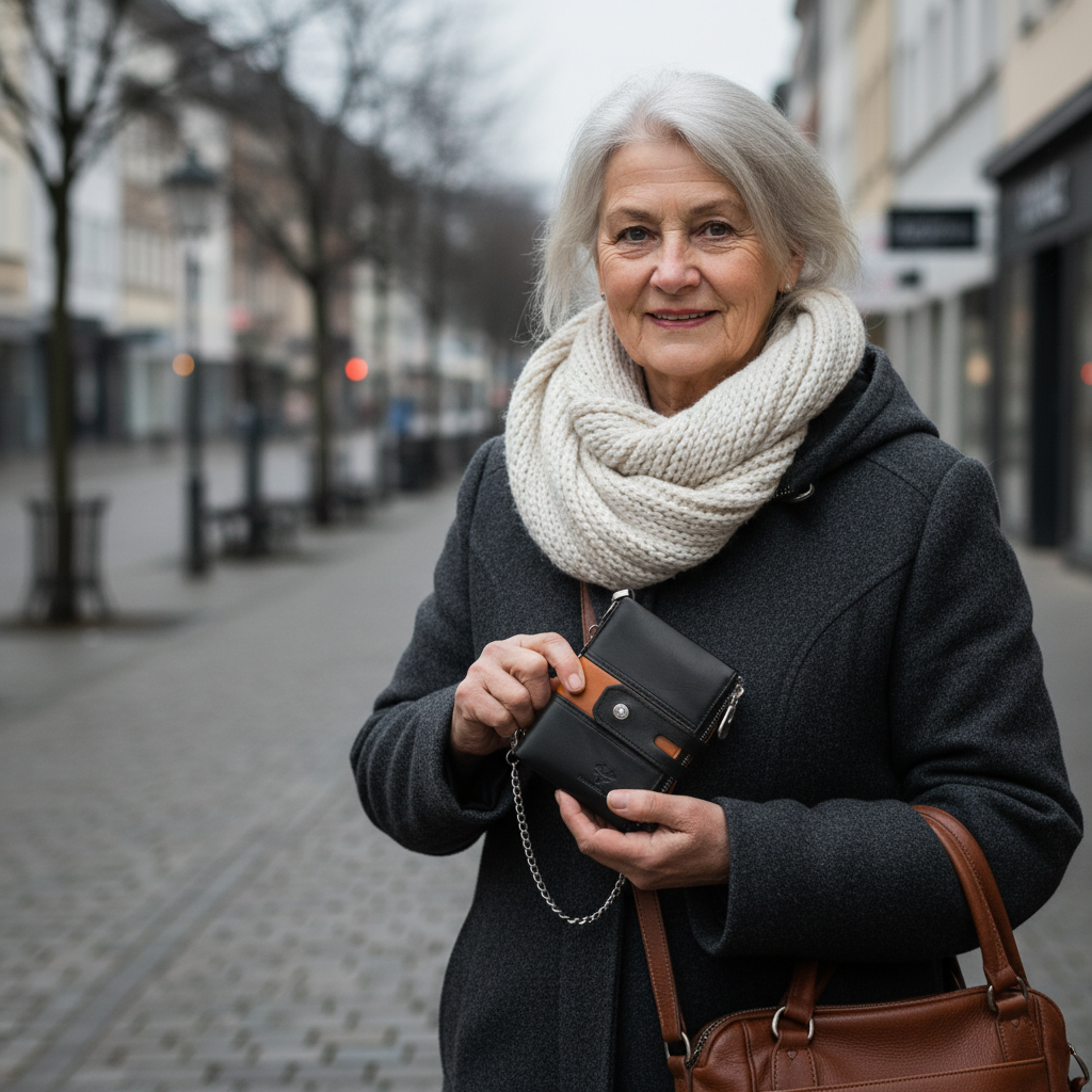 Carteira de couro Roque