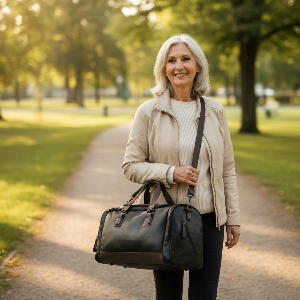 Oscar Bolsa de Viagem em Couro