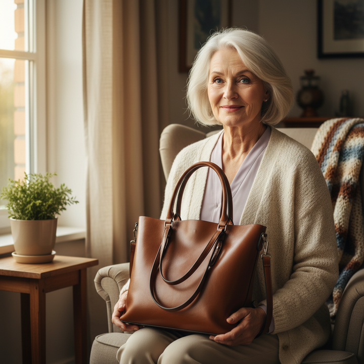 Bolsa de ombro vintage da Elizabeth