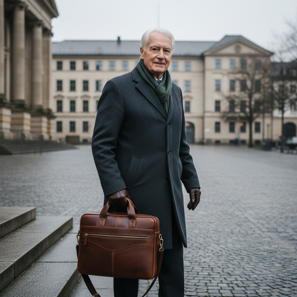 Maleta de couro Anthony