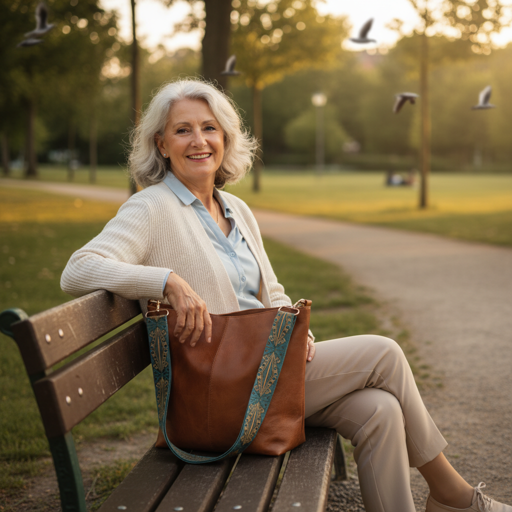 Bolsa de couro vintage de Tamar