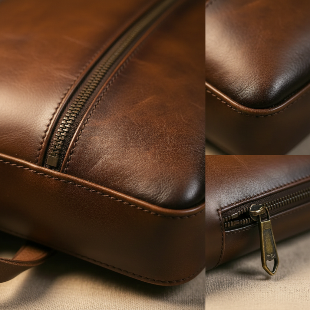 Mochila Bennett de couro