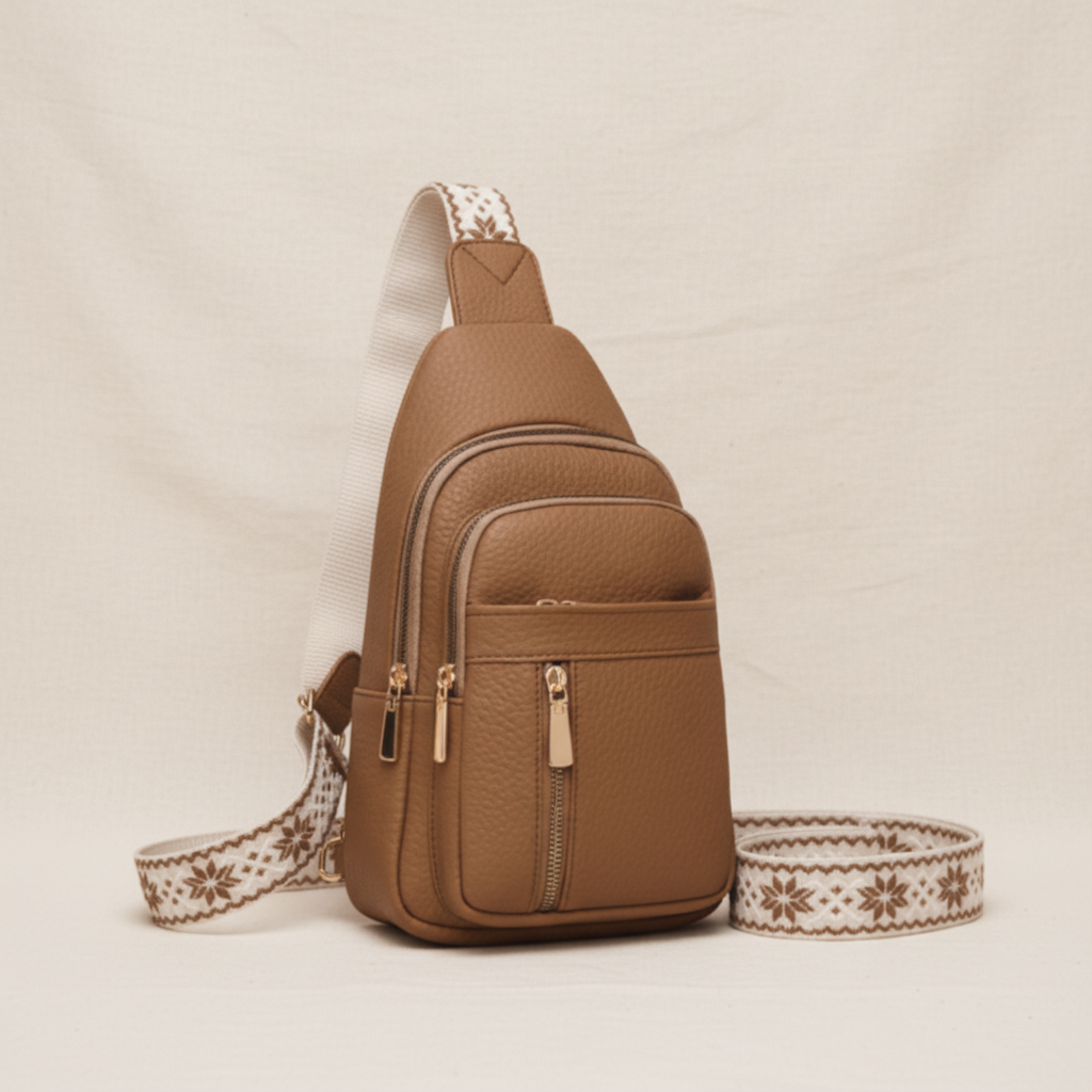 Bolsa peitoral avelã