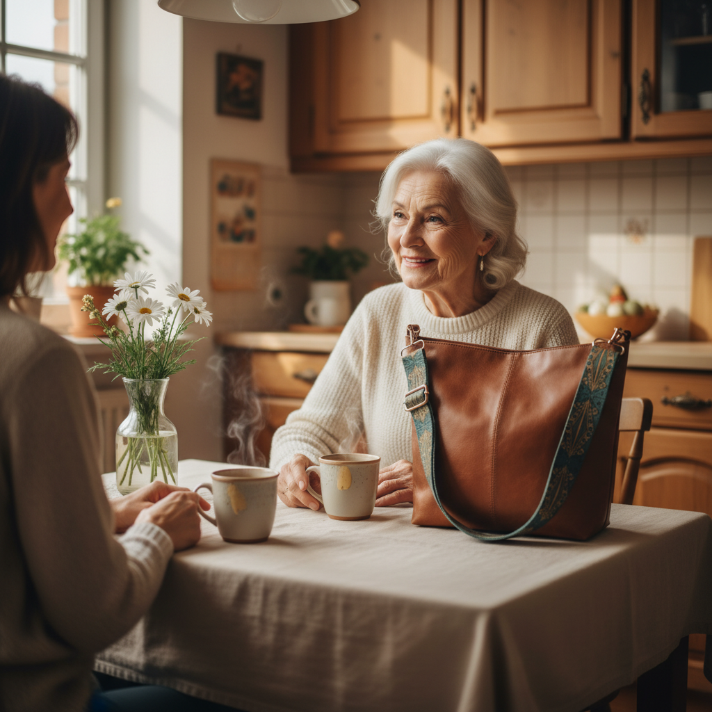 Bolsa de couro vintage de Tamar