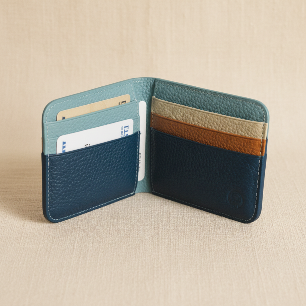 Carteira de couro Louis