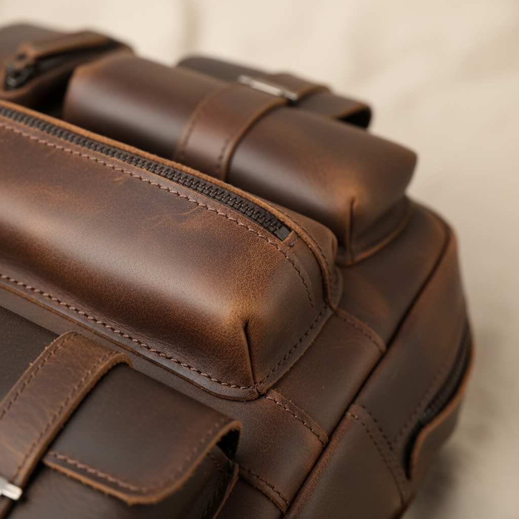 Ruben Mochila de couro