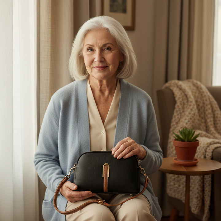 Mila Bolsa de Ombro em Couro