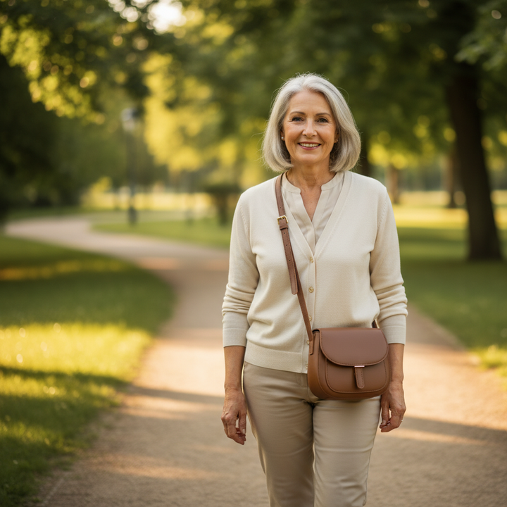Bolsa lateral retrô Amalia