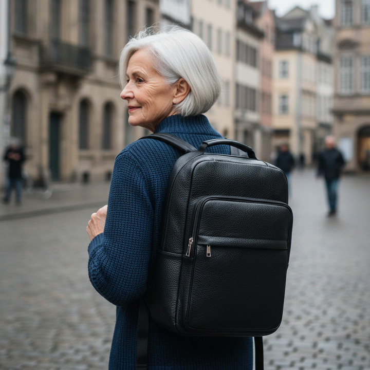 Mochila de couro Jonas