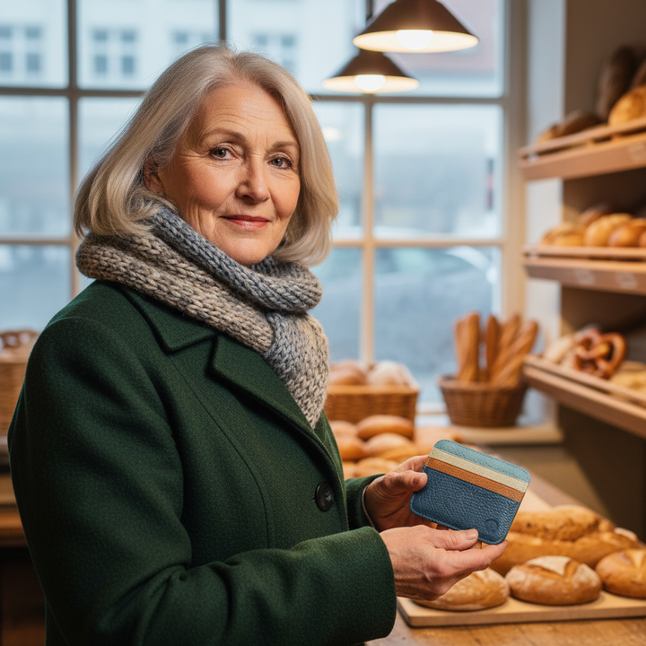 Carteira de couro Louis