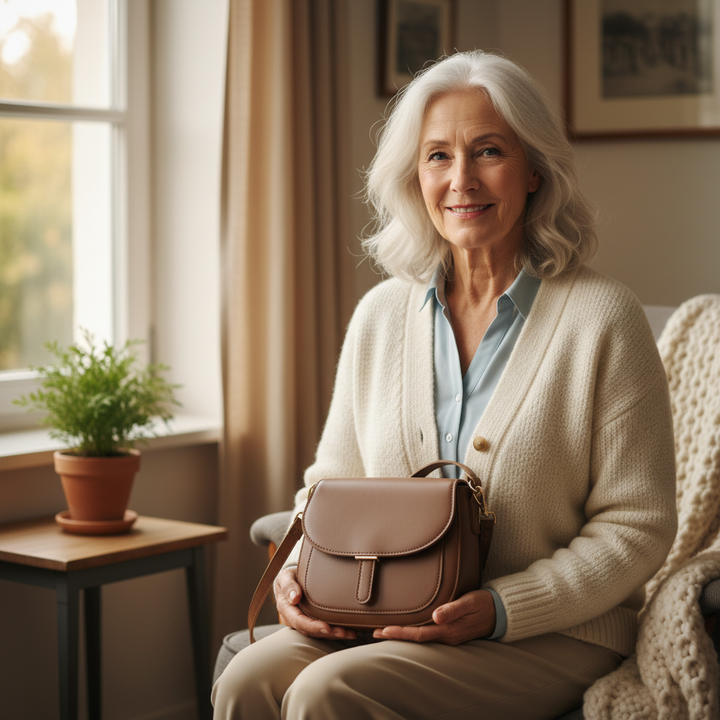 Bolsa lateral retrô Amalia