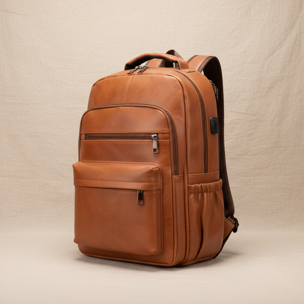 Theo Mochila de couro