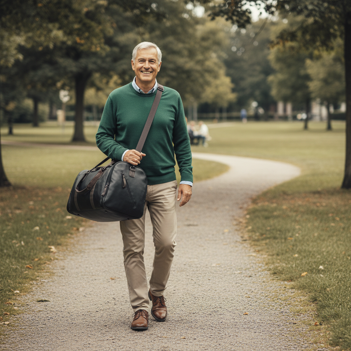 Oscar Bolsa de Viagem em Couro